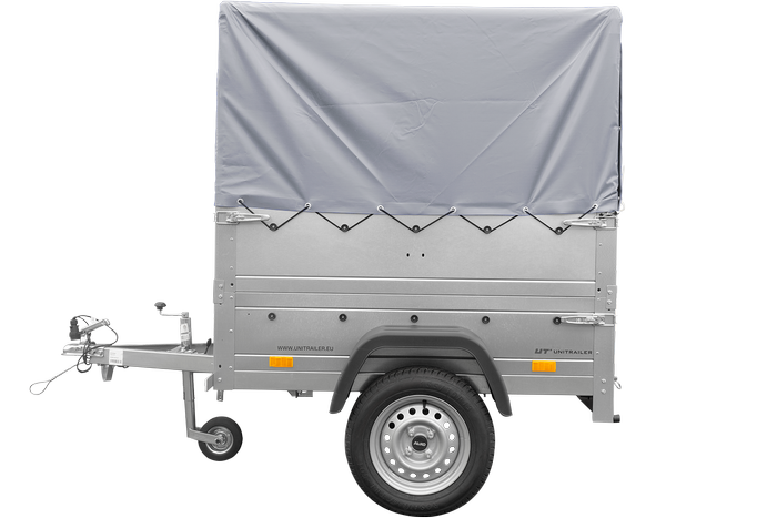 Remorque Garden Trailer 150 KIPP avec bâche grise – Image 8