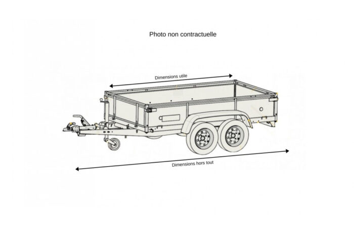 Remorque Nordika N262 - Capacité 210 kg – Image 5